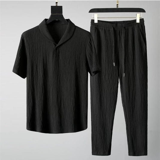 Men's Caudrauy Co-Ord Set Black