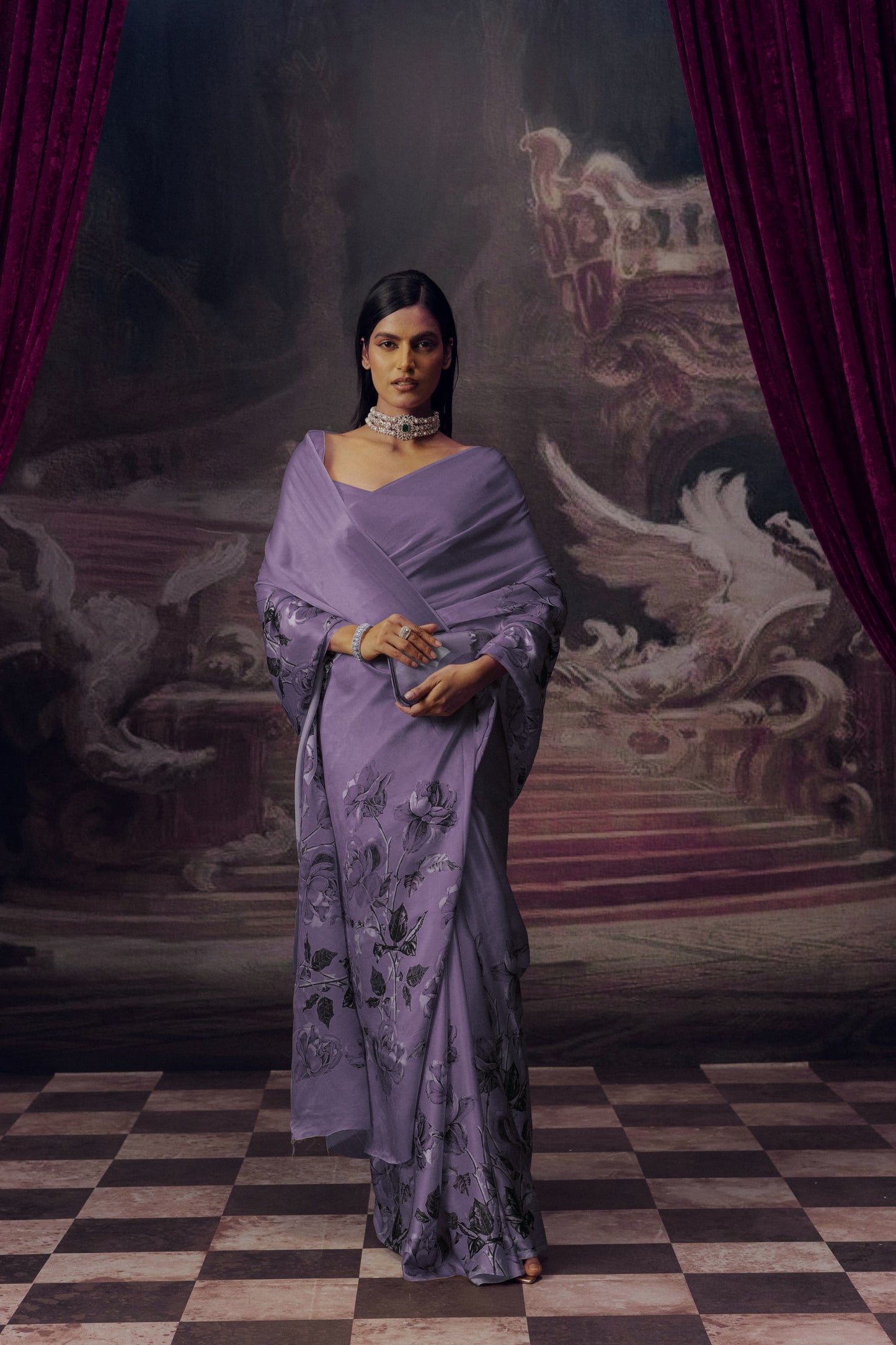 Digital Print Original Japan Satin (Devsena satin)