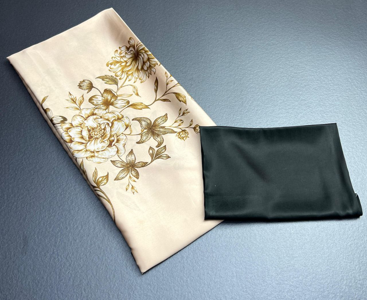 beautiful floral pattern Japan Satin