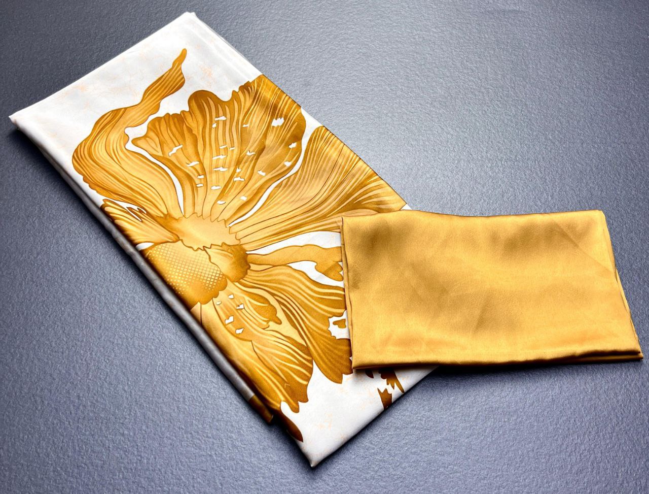 Big Flower Digital Printed Japan Satin saree